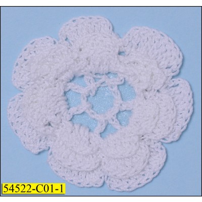 Crochet Cotton Daisy Flower White
