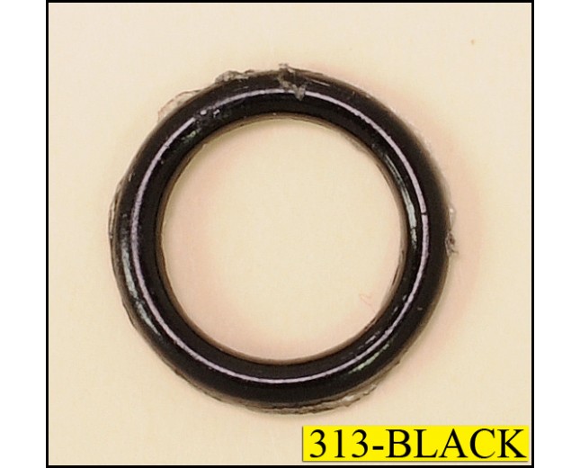 Plastic Ring Inner Diameter 10mm and Outer Diameter 14mm Black