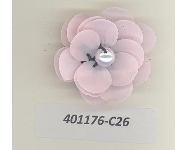 Ivory/Pink Flower 
