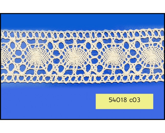 11/2" cotton crochet lace