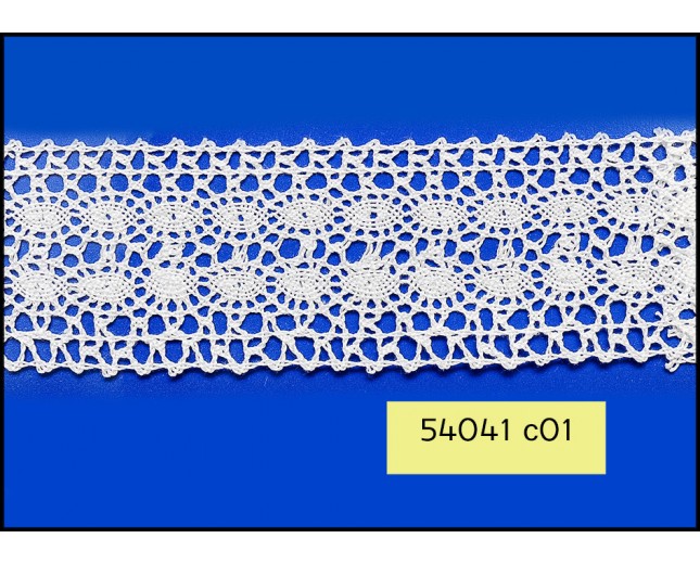 43mm White crochet lace