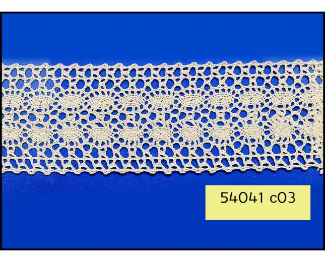 43mm Natural crochet lace