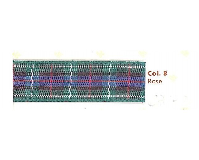 Polyester Tartan Ribbon 16mm MULTI/BLUE/RED/GREEN