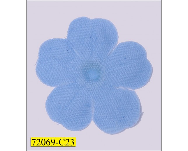 Neck Flower 1 Petal Blue 4.5cm