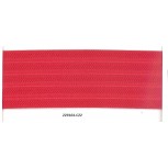 Elastic ribbed  5 lines 2 1/4" Red