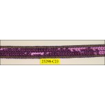 Braid Sequins (5mm) 2 Rows and 2 Rows Lurex 15mm 