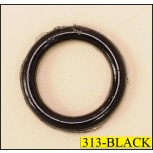 Plastic Ring Inner Diameter 10mm and Outer Diameter 14mm Black