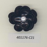 Ivory/Black Flower 