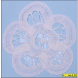 Applique Cotton Crochet Embroided Flower