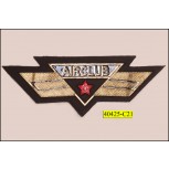 Patch Miltary (air club) 3"x1" Brown and Gold