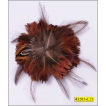 Feather Brooch 3" 