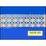 40mm Natural crochet lace