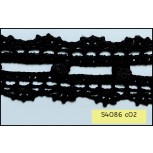 Crochet Cotton Scalloped Closure Lace 2" 