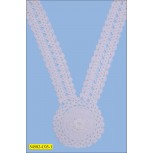 Crochet Necklace Collar 12"