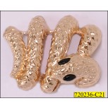 Buckle snake shape inside 1 3/4'' lengh 1 1/4'' Gold and Black