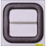 Square Leather Buckle Outer Diameter 2 3/8 and Inner Diameter 1 9/16"