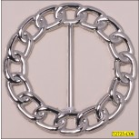 Buckle Round Chain Motif 2"