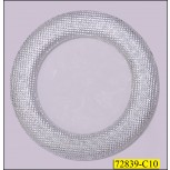 Ring Plastic Inner Diamter 1 1/4" Nickel