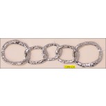Attachment Metal 5 Rings 6 3/4"x1 3/4" Nickel