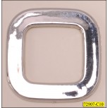 Square Plastic Ring Inner Diameter 3.1cm and Outer Diameter 5cm Nickel