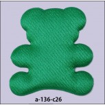 Puffy Bear - Emerald Green