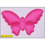 Puffy Butterfly -Fuchsia