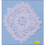 Applique Embroidered  2.5" X 2.5" Dyable