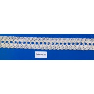 23mm Cot.Cluny Lace w/4mm cent.pullthrough-NATURAL