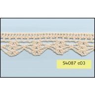 Crochet Cotton Scalloped Lace 1 1/2"
