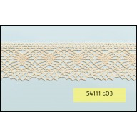 Crochet Lace Scallop 1 Edge 100% Cotton 35mm