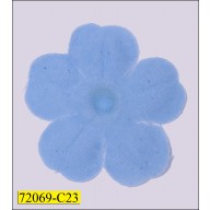 Neck Flower 1 Petal Blue 4.5cm
