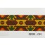 1 3/8" 44.5 Brown and Gold Aztec Jacquard