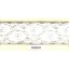 Elastic w/floral lace paste on it 2 1/4 White/Gold