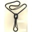 Necklace Tubular Chain 2Rows  Knotted 20" Black