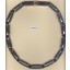 Belt w/13metal&plastic links&elastic26 1/2Gold/BLK