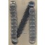 Belt w/24coin shape metal & elastic26"Gunmetal/Blk