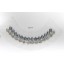 Collar half moon w/Rstones6x4 Clear/SeaGreen/White