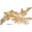Rhinestone Applique Hot Fix Gold and Clear