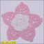 2 " Crochet flower