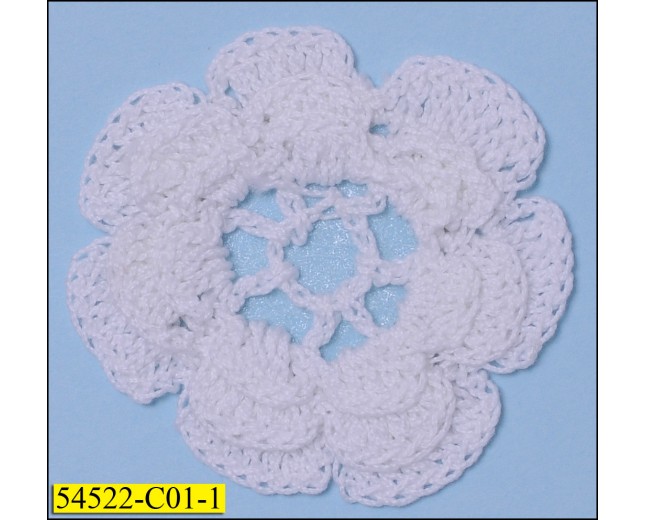 Crochet Cotton Daisy Flower White