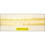 2 Row Clear Sequin Banding 20mm
