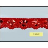 Sequined Scalloped Stretch Lace 1 1/2"