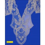 15 1/2" embroidered Tulle Bib lace Applique 