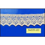 38mm Natural crochet lace