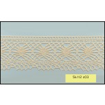 Crochet Lace Scallop 1 Edge 100% Cotton 55mm 