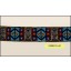 Jacquard with Lurex Multicolor 1 1/4" Black and Blue